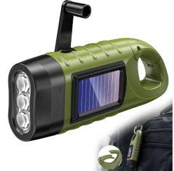Preciazo! Linterna emergencia 3 en 1 solar recargable a 3,27€