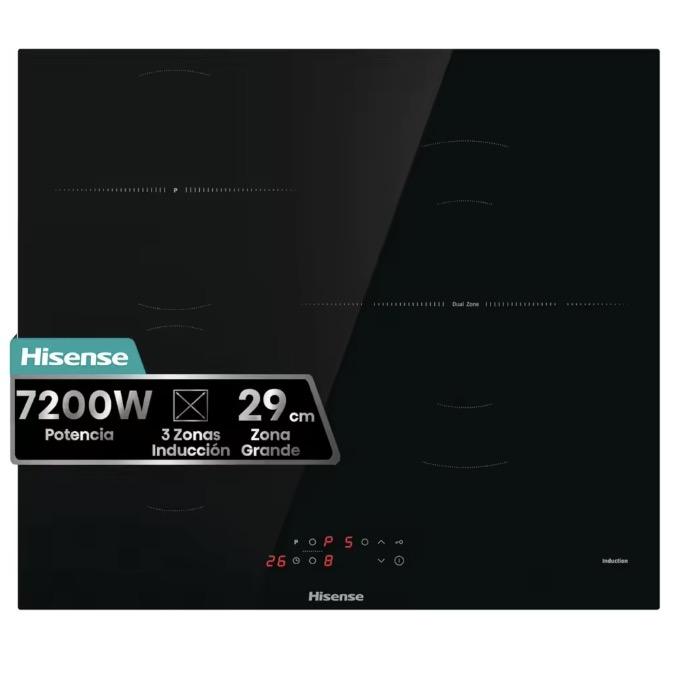 Placa Inducción Hisense 3 Fuegos