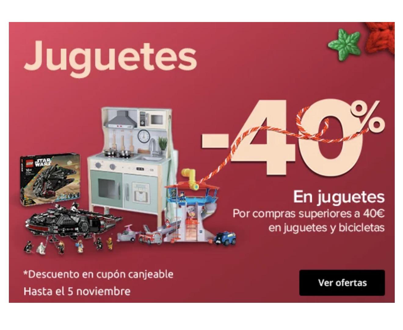 Reembolso Juguetes y bicicletas Carrefour