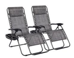 Preciazo! Pack 2 x Tumbona Gravedad Cero Plegables a 40,9€