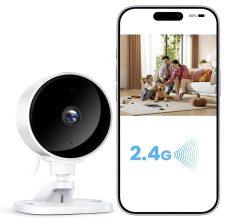 OFERTA AMAZON! Cámara Vigilancia WOLFANG 1080p, visión nocturna y Alexa a 10,7€