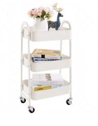 DESCUENTAZO! Carro multiusos auxiliar 3 niveles con ruedas a 11,9€