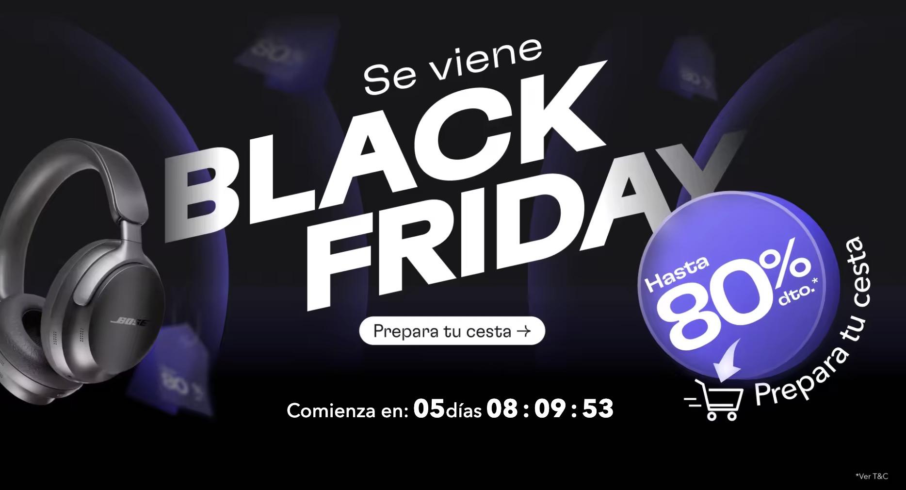 Cupones Black Friday en Miravia