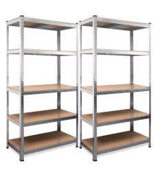 PRECIAZO! 2x Estantería metálica 180 x 90 x 40 cm a 31,3€