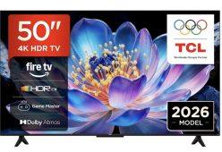Preciazo Amazon! SmartTV TCL 4K Fire TV 43″ a 232€, 50″ a 294€ y 55″ a 309€