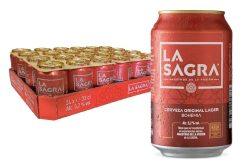 BUEN PRECIO! 24x 33Cl Lata Cerveza La Sagra Bohemia a 9,4€