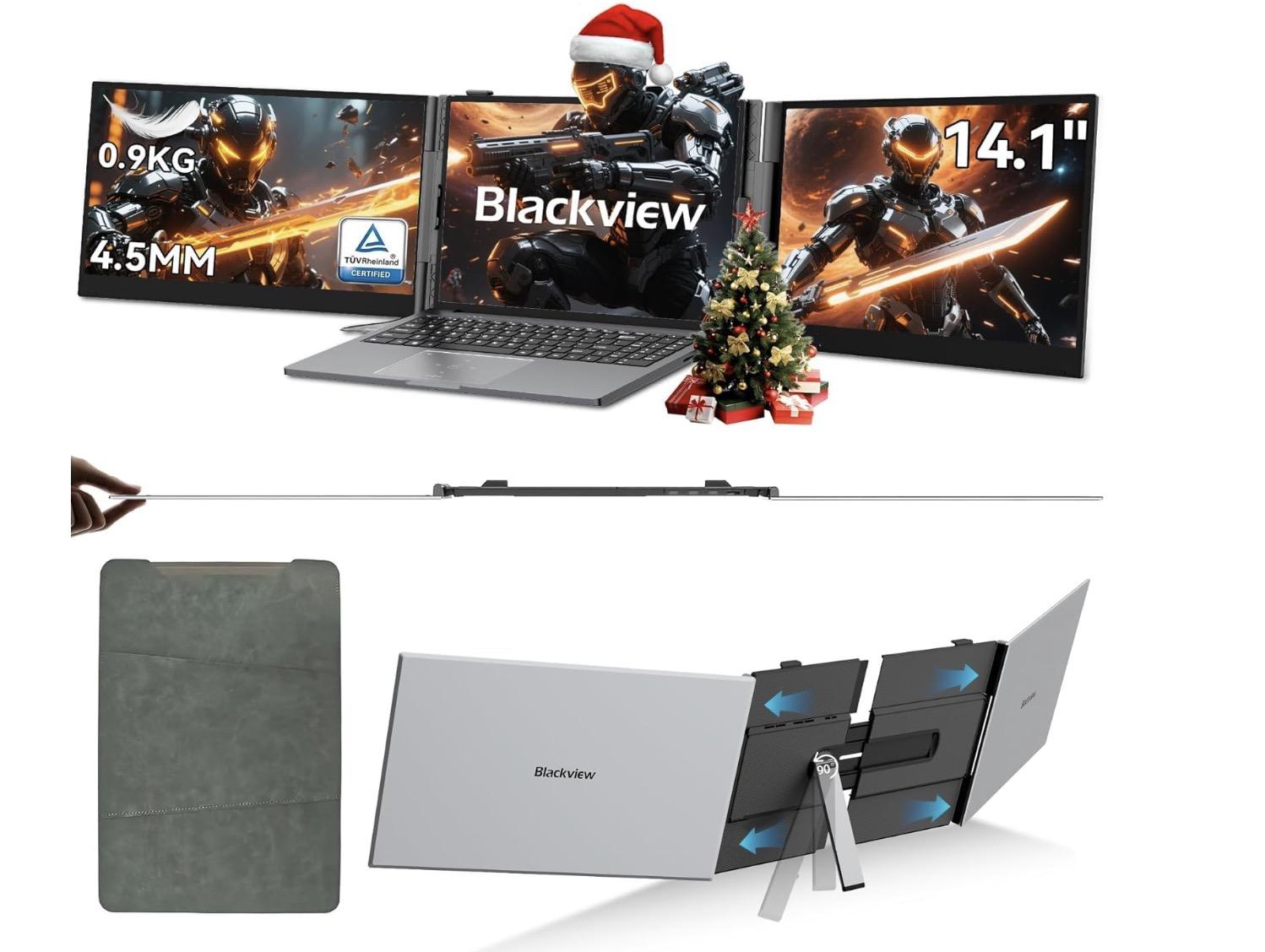 Monitor Portátil Triple Ultradelgado