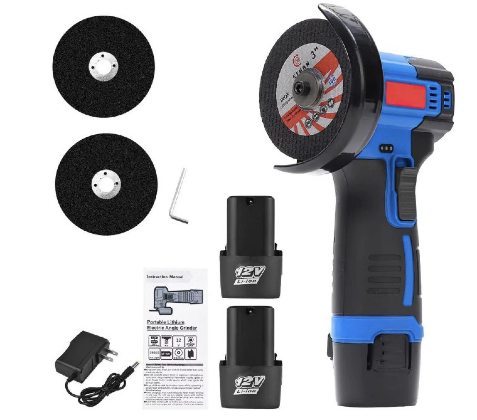 Mini amoladora 2 baterias