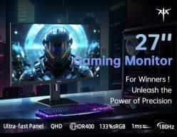Chollo! Monitor 27″ KTC 2K Fast-IPS 180Hz 1ms a 116,4€