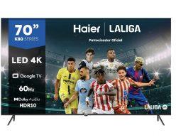 Preciazo Amazon! TV Haier Google TV 4K 70″ a 449€