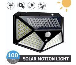 Preciazo! Lámpara Solar 100 LED y sensor movimiento a 3,7€