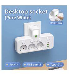 OFERTA! Regleta de pared 3 enchufes a 6,1€