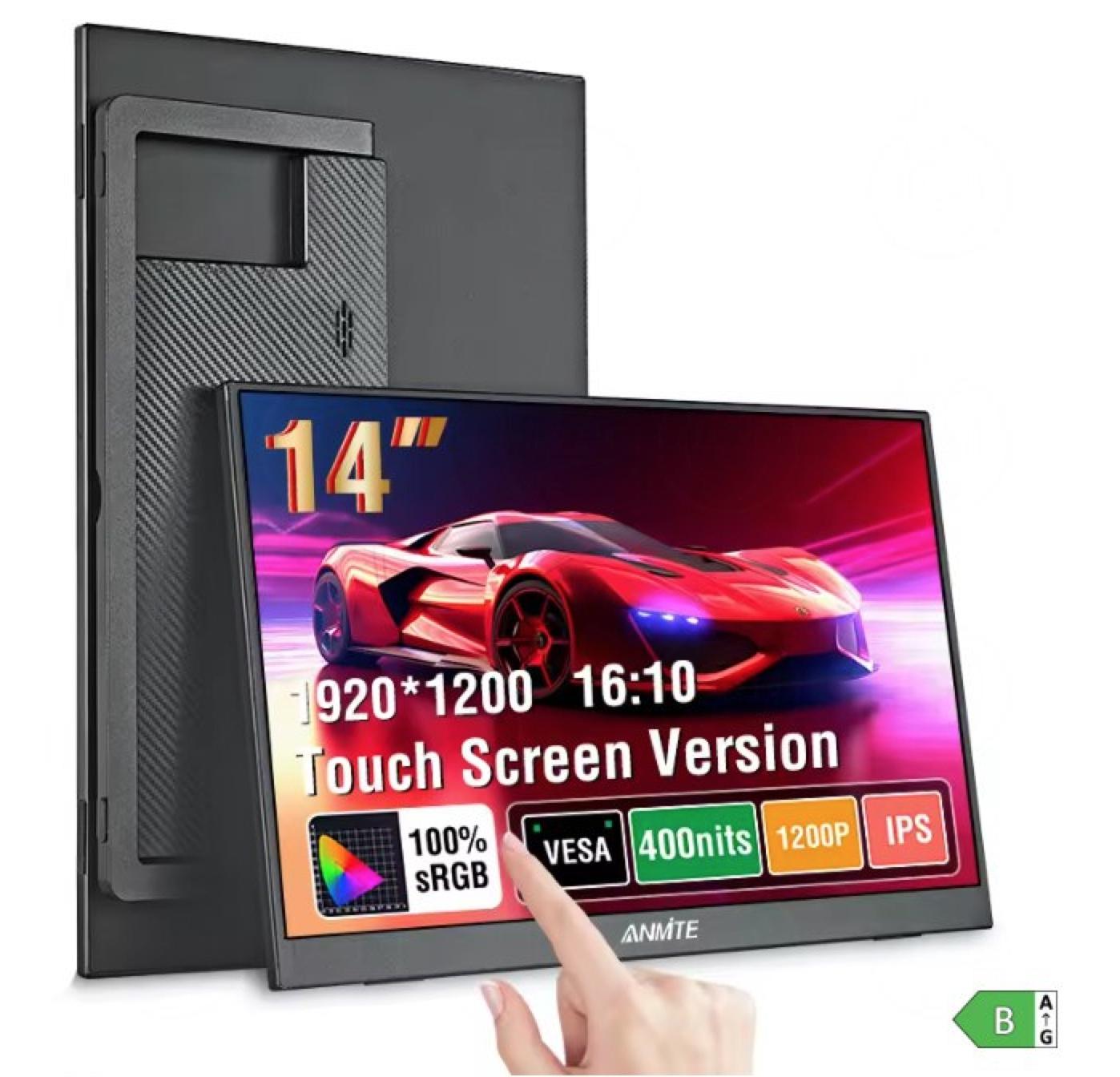 Monitor portátil 14" Táctil