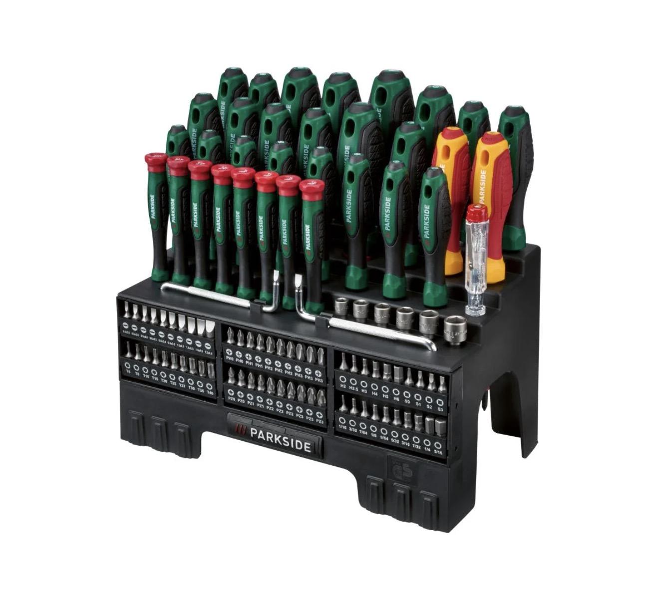 set-parkside-destornilladores