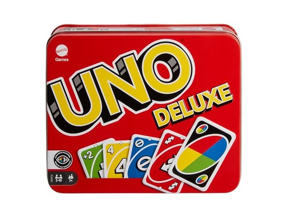 Juego de cartas Uno Deluxe caja metálica