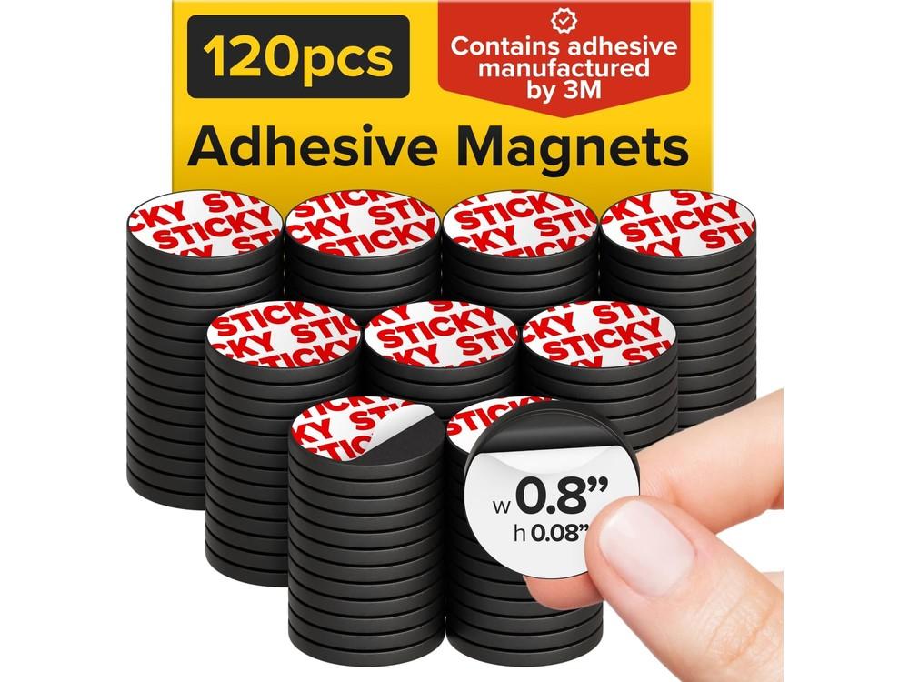 120 imanes autoadhesivos flexibles