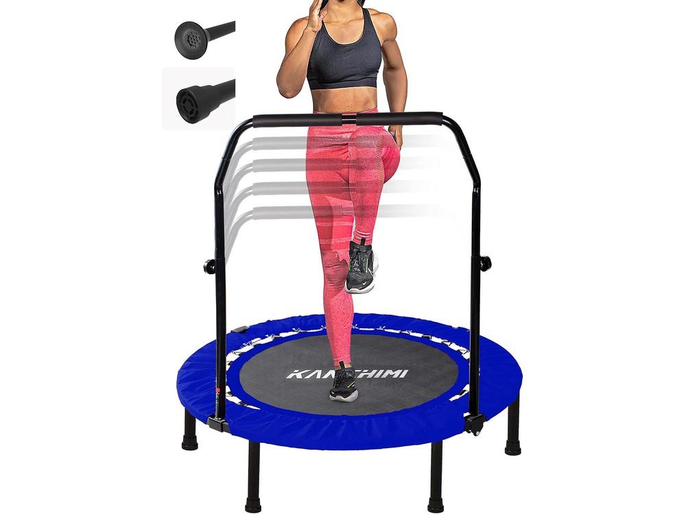 Kanchimi Mini trampolín plegable con asa