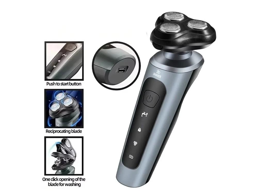 Afeitadora recargable de barba