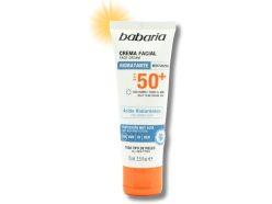 Oportunidad Amazon! Babaria Protector Solar Facial con Ácido Hialurónico SPF 50+ a 6,9€