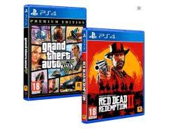 Rebaja! GTA V (Premium Ed.) + Red Dead Redemption 2 a 28,40€