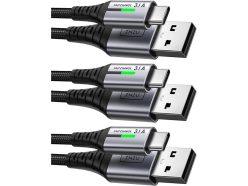 Preciazo Amazon! 3x Cables INIU USB C [2m+2m+0,5m] a 5.09€