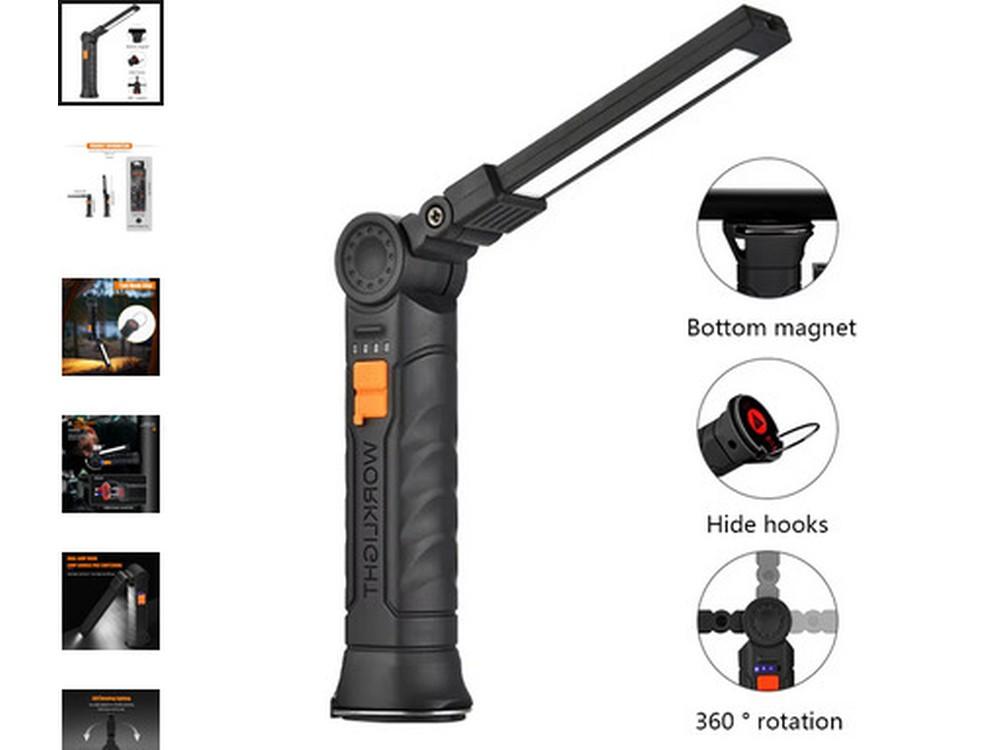 Linterna LED COB portátil