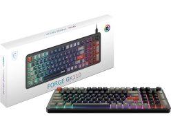 Chollo Amazon! Teclado MSI Forge GK110 iluminación RGB a 13,9€