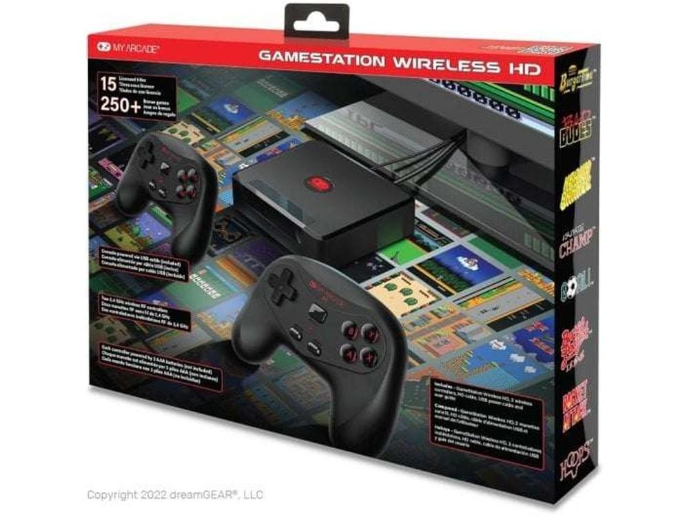 My Arcade Gamestation Wireless 308 Games Consola Retro + 2 Mandos