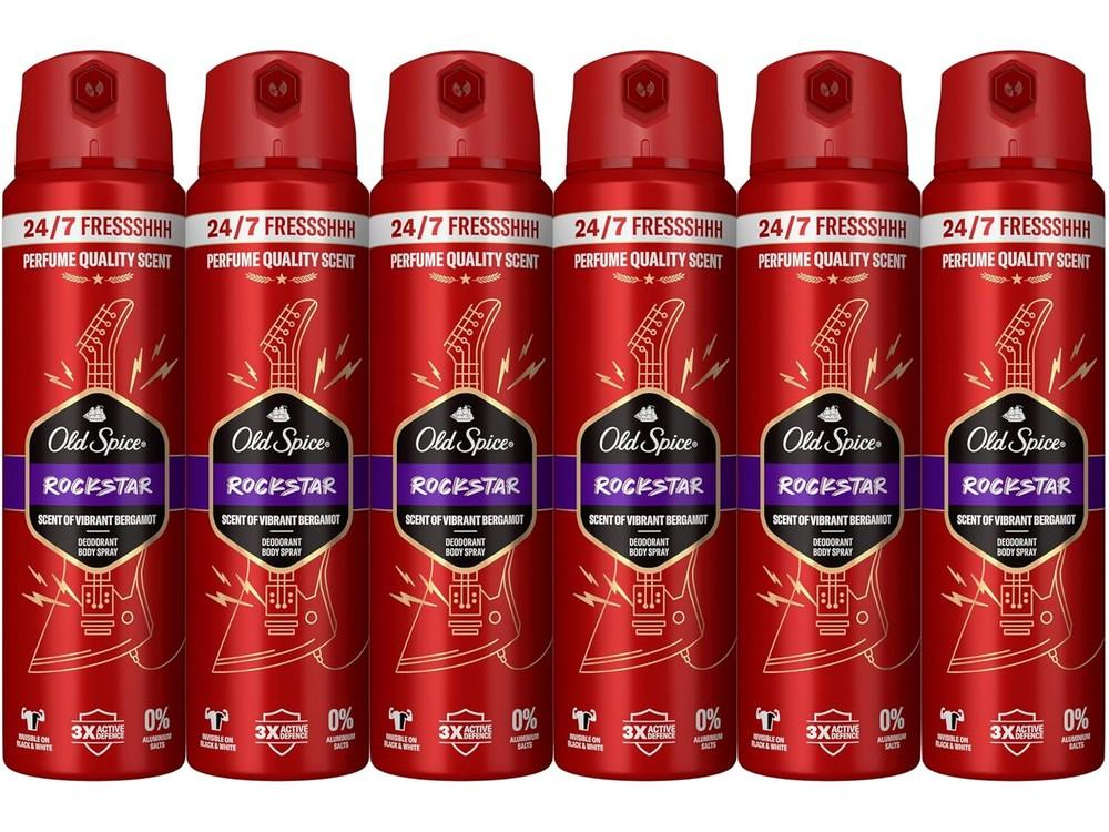 Old Spice Rockstar spray pack 6 x 150 ml