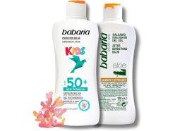 Preciazo Amazon! Pack Babaria Protector Solar Mineral Niños SPF 50 y After Sun de Aloe a 5,9€