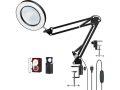 Rebaja Amazon! Lámpara de escritorio con lupa LED 10X con abrazadera a 13,1€