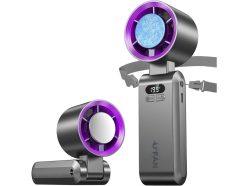 Rebaja Amazon! Alutoria Mini Ventilador de Mano modo turbo uso 3 en 1 a 9,9€