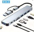 Preciazo! Hub USB-C 8 en 1 con lector SD a 5€