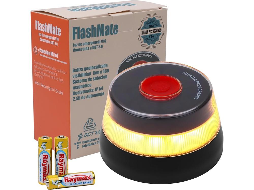 Baliza V16 Aourow Connectada con Geolocalización