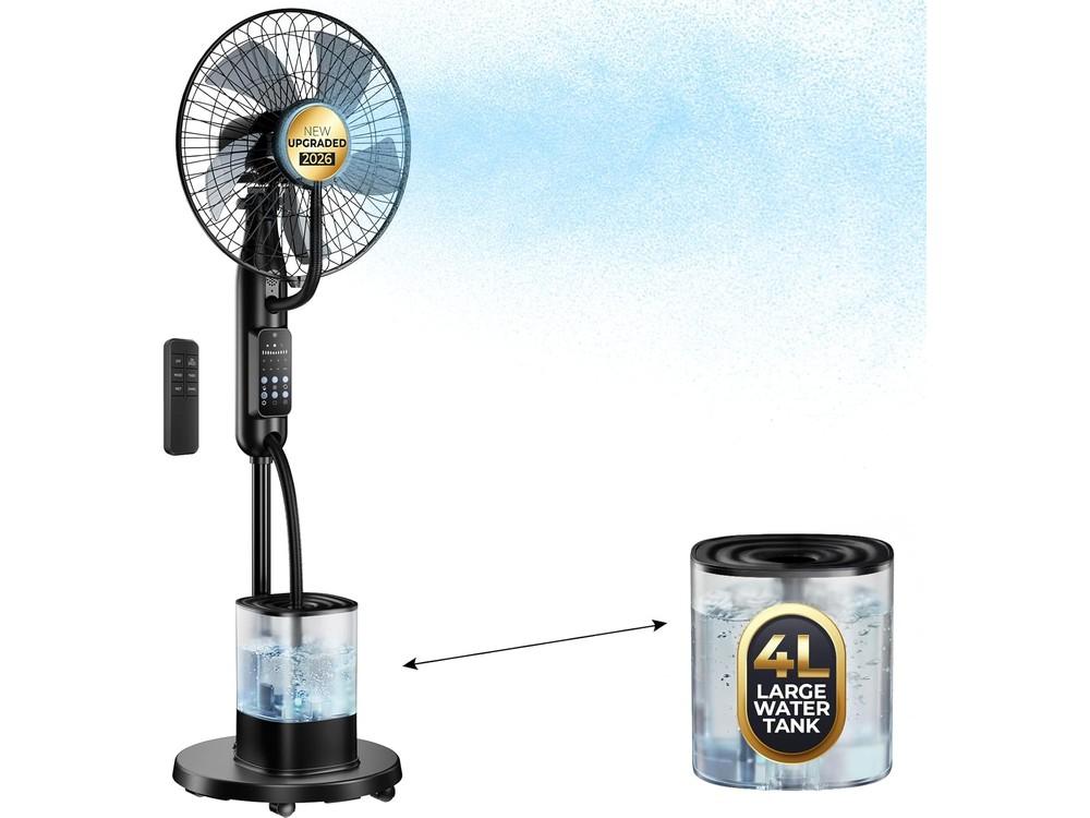 NebulaFlow ventilador de pie con agua