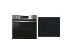 Rebaja! Pack Horno Candy 70L pirolitico y Encimera 3 zonas a 359€