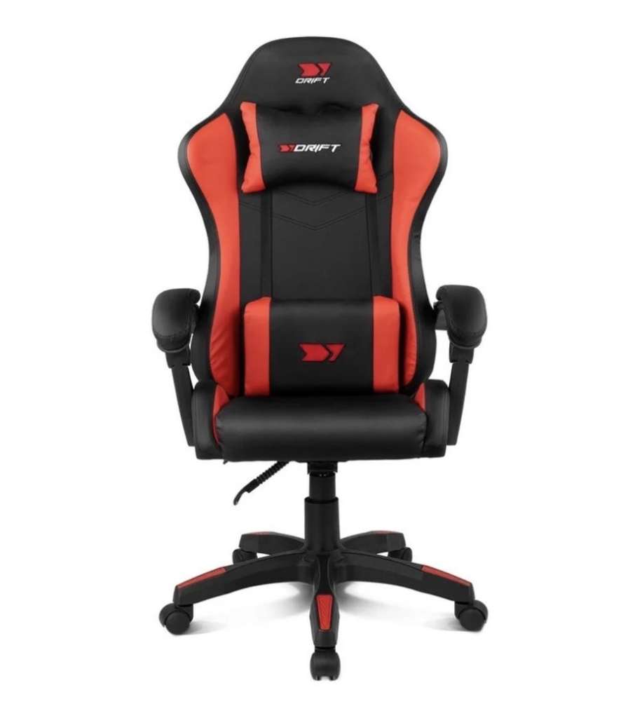 Silla gaming Drift DR35 negra y roja en oferta