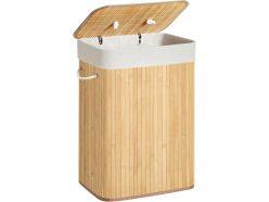 Rebaja Amazon! SONGMICS cesto de ropa sucia LCB10Y 72L de bambú a 12,9€