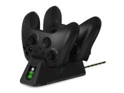 Rebaja! Xbox Stealth Dual USB Twin Battery Packs Cargador de Mandos cable de 1 metro incluido  a 3,9€