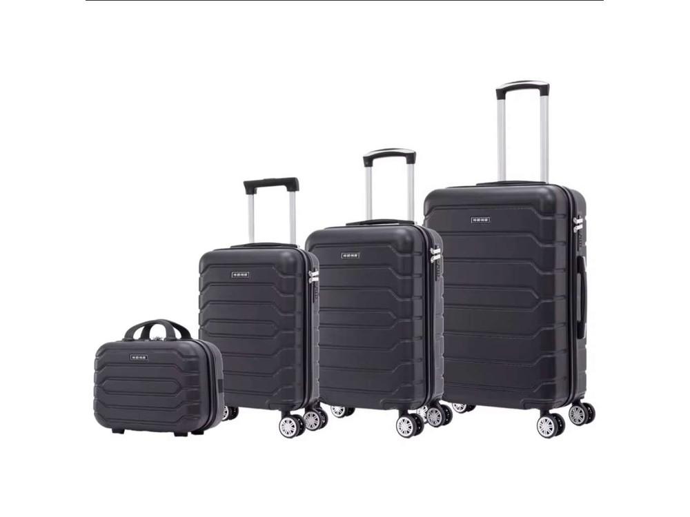 Conjunto de maletas de viaje con ruedas 360 y cerradura numérica