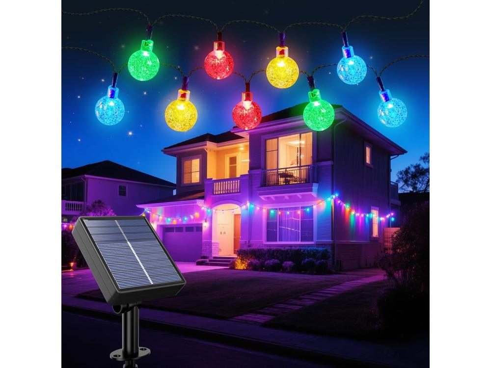 Electight Guirnaldas Luces Exterior Solar 10M