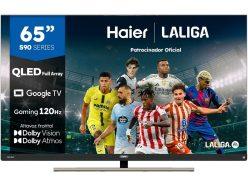 Rebaja Amazon! Haier H65S900UX 65″ QLED Full Array 4K con Google TV a 399€
