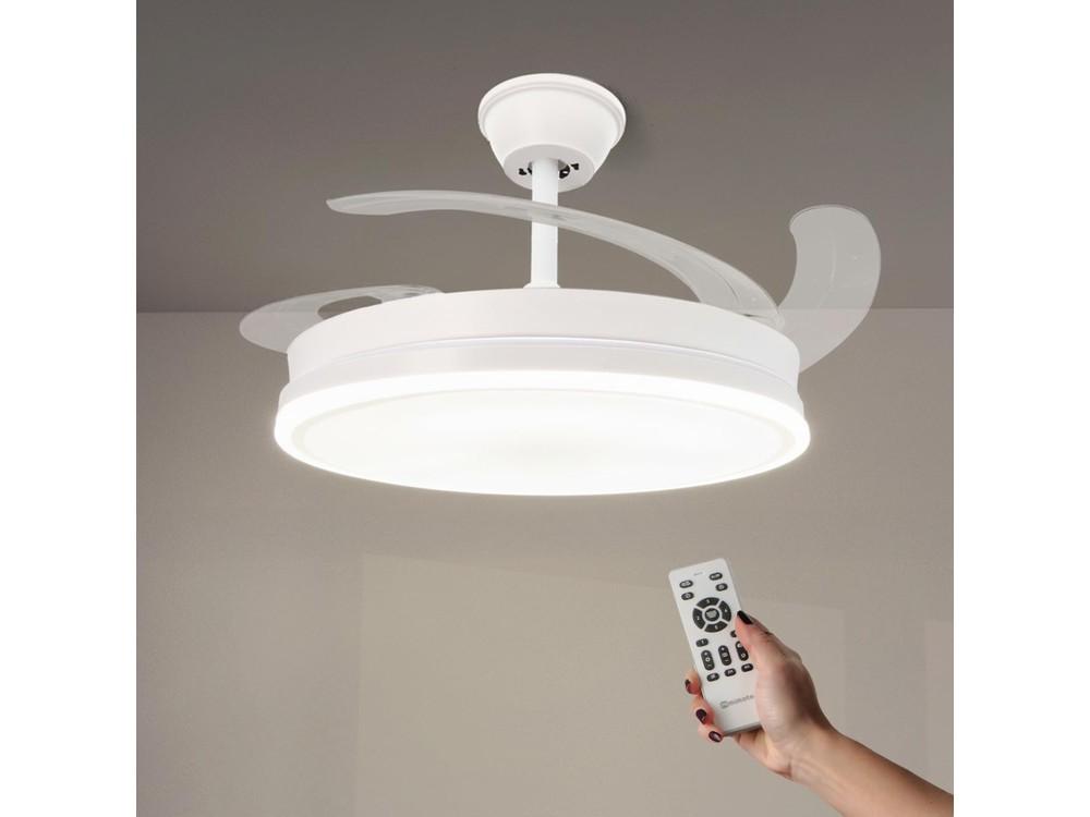 M mimotec White Olga ventilador de techo LED 66W