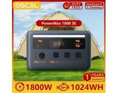 Rebaja! Estación de energía portátil OSCAL PowerMax1800SE 1024Wh 1800W a 341€