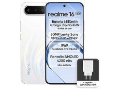 Rebaja! realme 16 8/256GB FOLED y batería 6550mAh a 349€