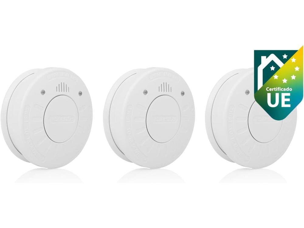 Smartwares Juego de 3 detectores de humo FSM-12503