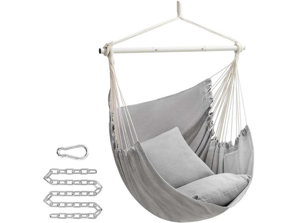 SONGMICS silla colgante con 2 cojines