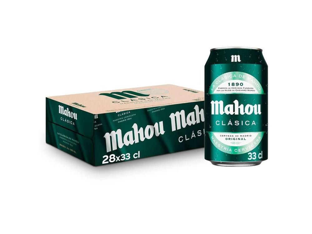 Mahou Clásica Pack 28 Latas 33 cl