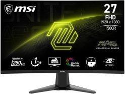 Chollo Amazon! MSI MAG 27C6F monitor curvo 27″ FHD 180 Hz 0,5 ms a 88,4€