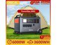 Rebaja! Estación de energía portátil Oscal PowerMax 6000 6000W 3600Wh LiFePO4 a 1425€